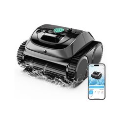 (2026 Upgrade) WYBOT C1 Cordless Robotic Pool Vacuum for Inground Pools, Above Ground Pool Cleaner 4-in-1 Wall & Waterline Cleaning Up to 1,614sq.ft, 