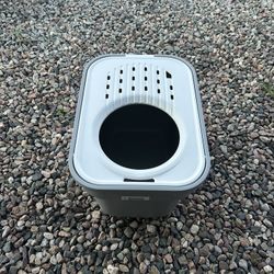 Covered Cat Litter box