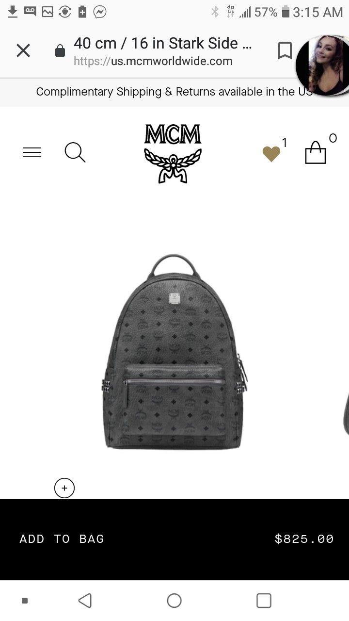 Mcm mens backpack authentic louis vuitton gucci