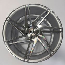 20" Blaque Diamond BD-1 20x10.5 5x120 +27 Brushed Silver