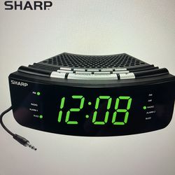 Sharp AM/FM Digital Alarm Clock (new)