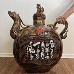 Massive Chinese Tea Pot 