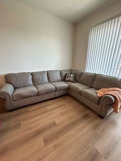 Gray Sofa Set - 3 Piece Couch