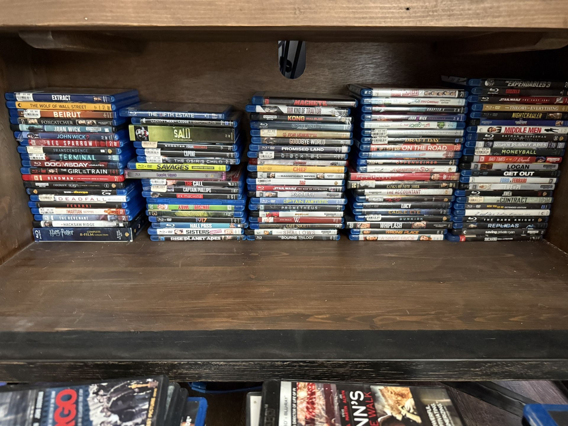 Large Blu Ray Collection