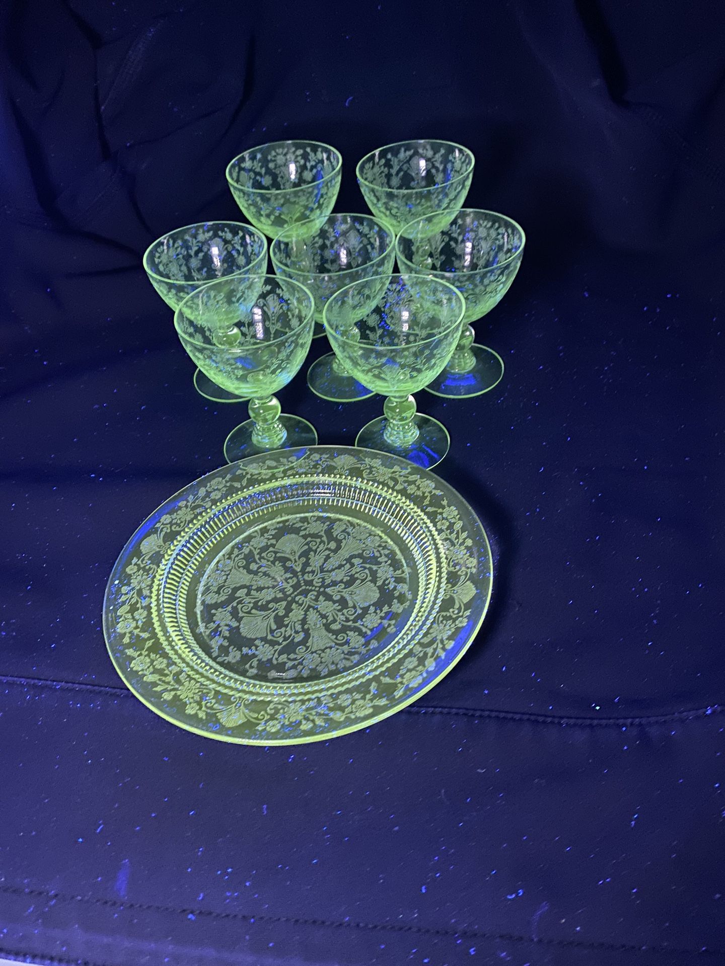 Vintage, Manganese Glass