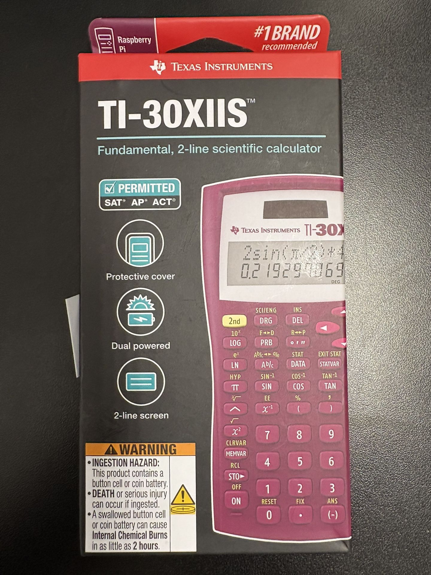 TEXAS INSTRUMENTS TI 30XIIS scientific calculator