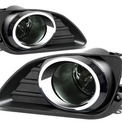 LA Zona Auto Parts 2010 To 2011 Toyota Camry Fog Lights Smoked Luz Neblina Ahumadas  