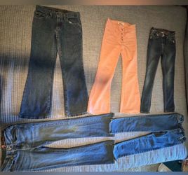 Bundle 7 For All Mankind Jeans Bootcut and Skinny.