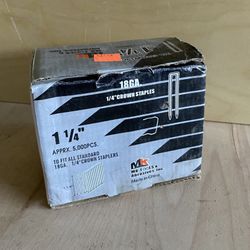 18 Gauge Crown Staples 