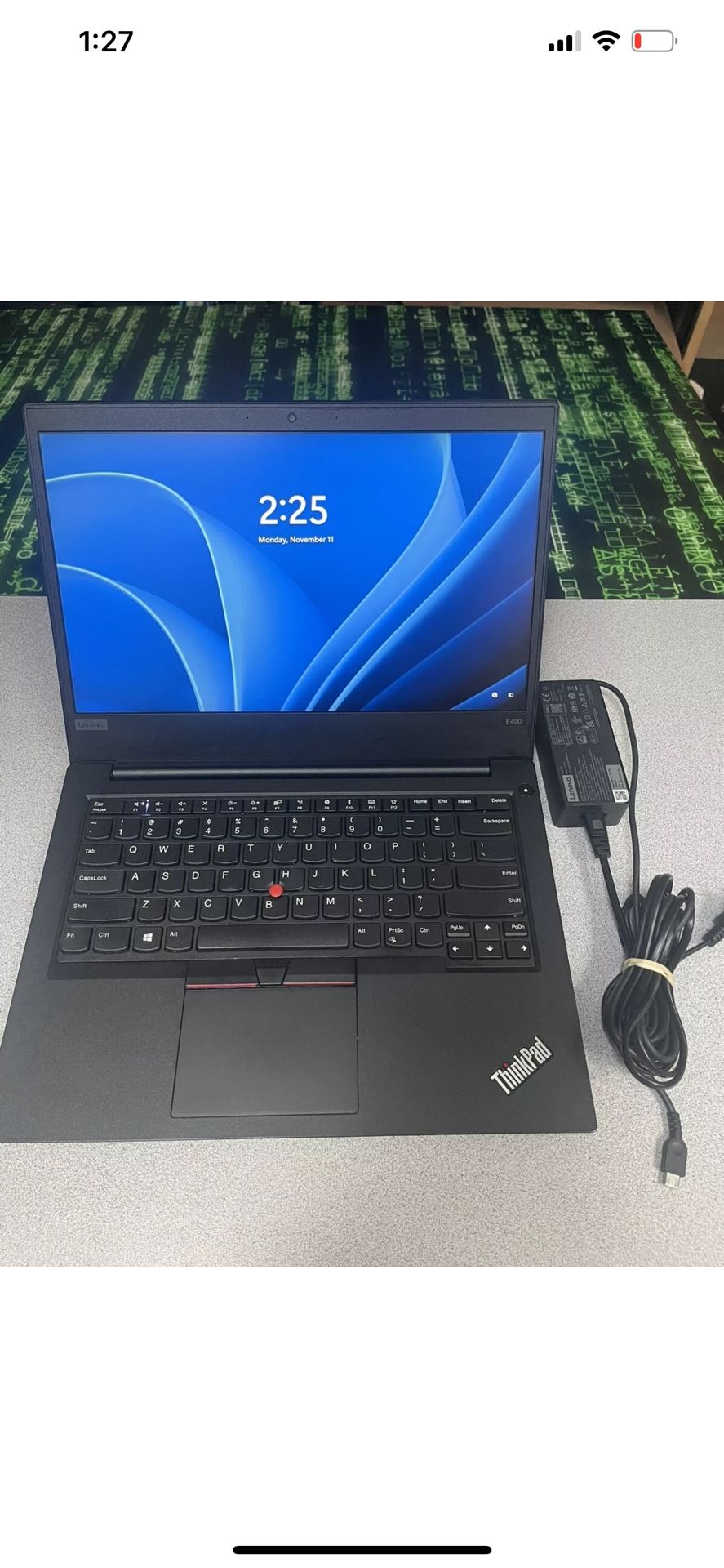 Lenovo ThinkPad E490 14" Laptop i5 8th Gen 500GB SSD 8GB RAM Win 11 Pro