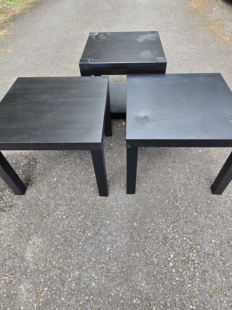 Ikea End Tables - Lack And Spanga