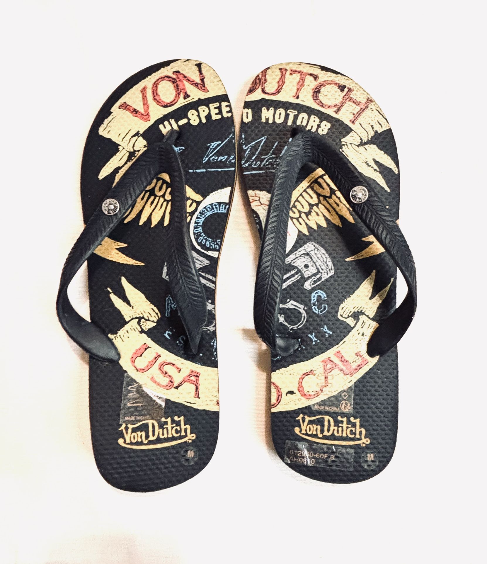 Von Dutch Flip Flops NEW!