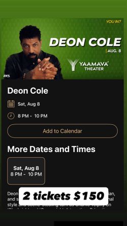 Deon Cole show