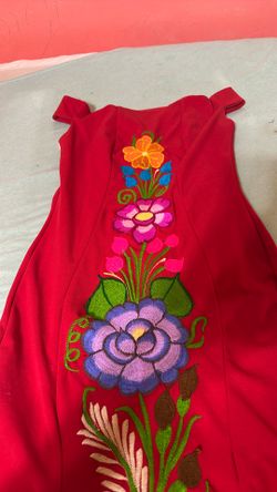 Vestido Mexicano Virdado Está Muy Bonito Solo Que No Es Mi Talla