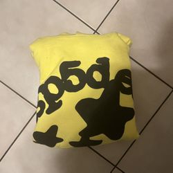 Sp5der Hoodie Yellow Beluga