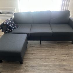 Couch W/ Ottoman 