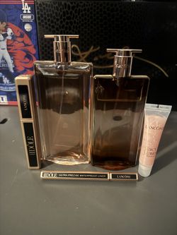 Lancome perfumes, full size mascara, eyeliner and lip gloss pls read description !