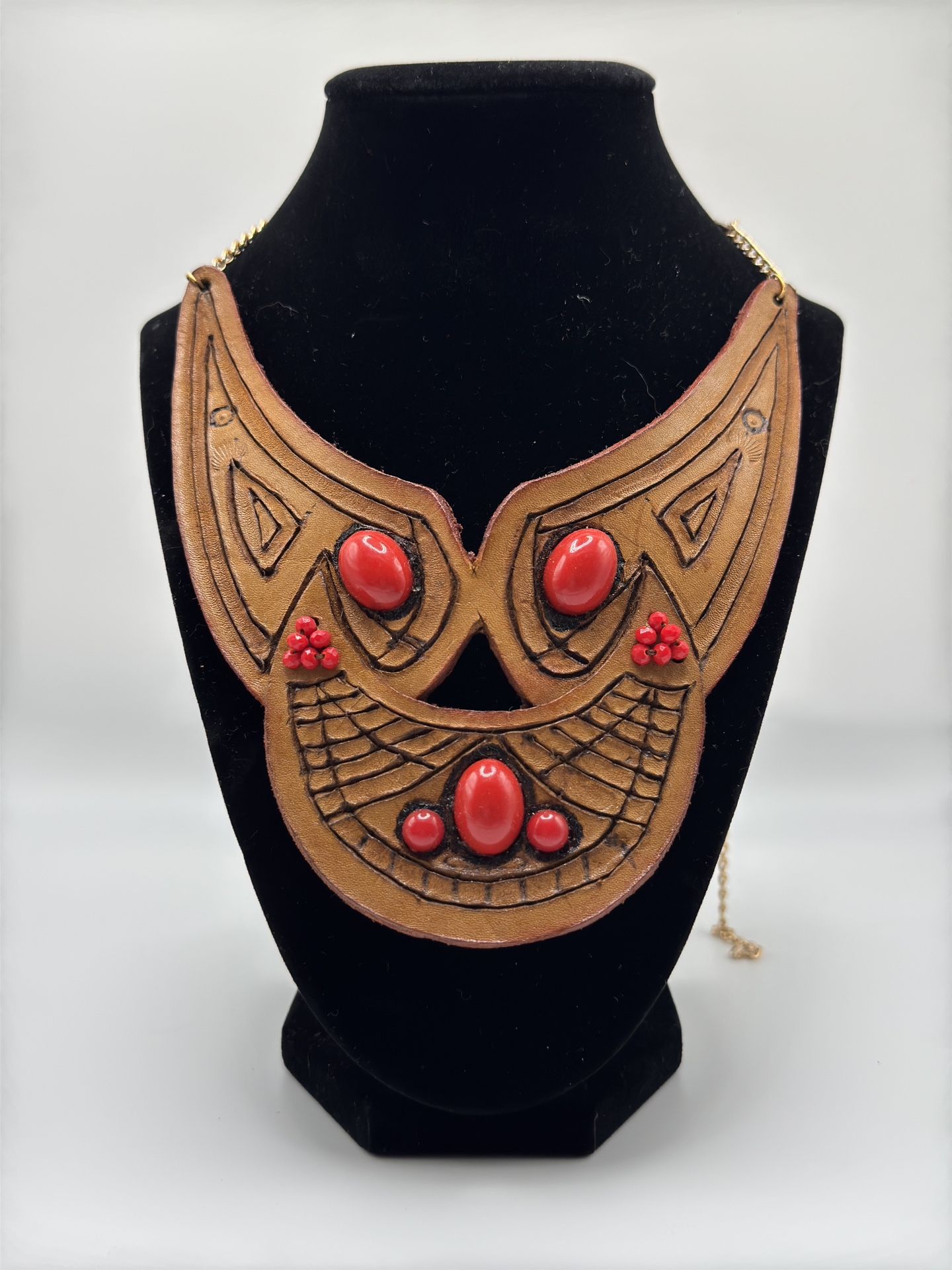 Handcrafted Genuine Leather Necklace