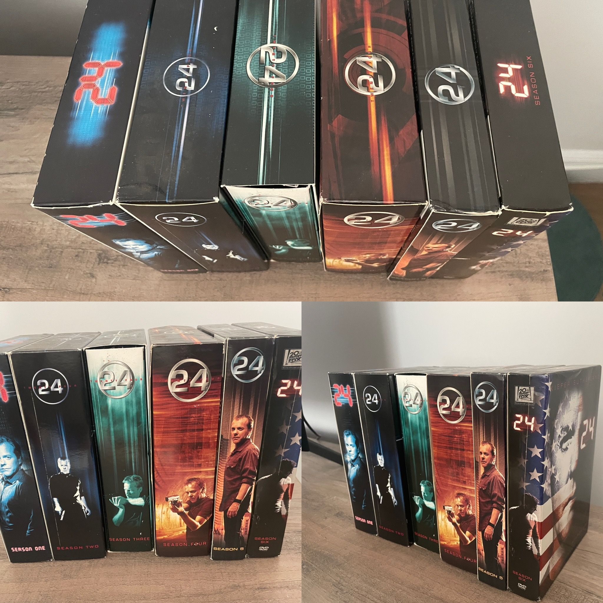 24 Series Season 1-6 Box DVDs Sets