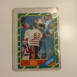 Jerry Rice rookie card ( perfect condition)