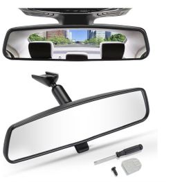 Rearview mirror, interior rearview mirror kit, anti-glare, universal adjustment, OEM type, 
