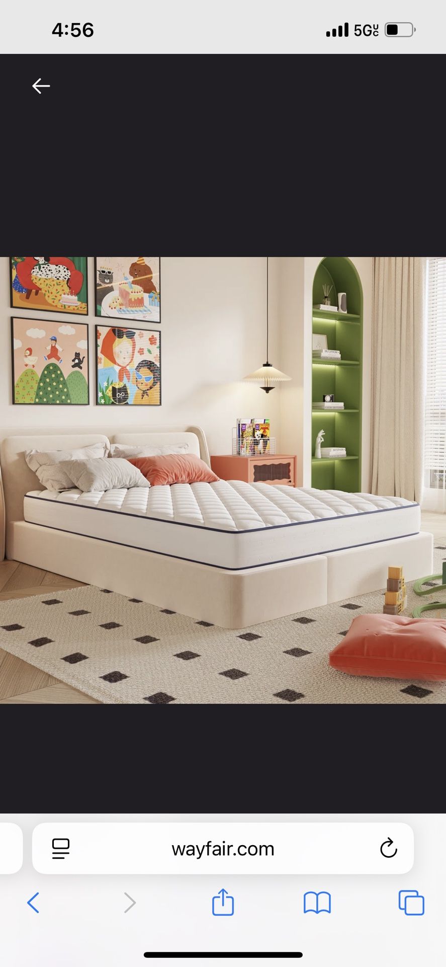 Wayfair Gel Memory Foam Mattress