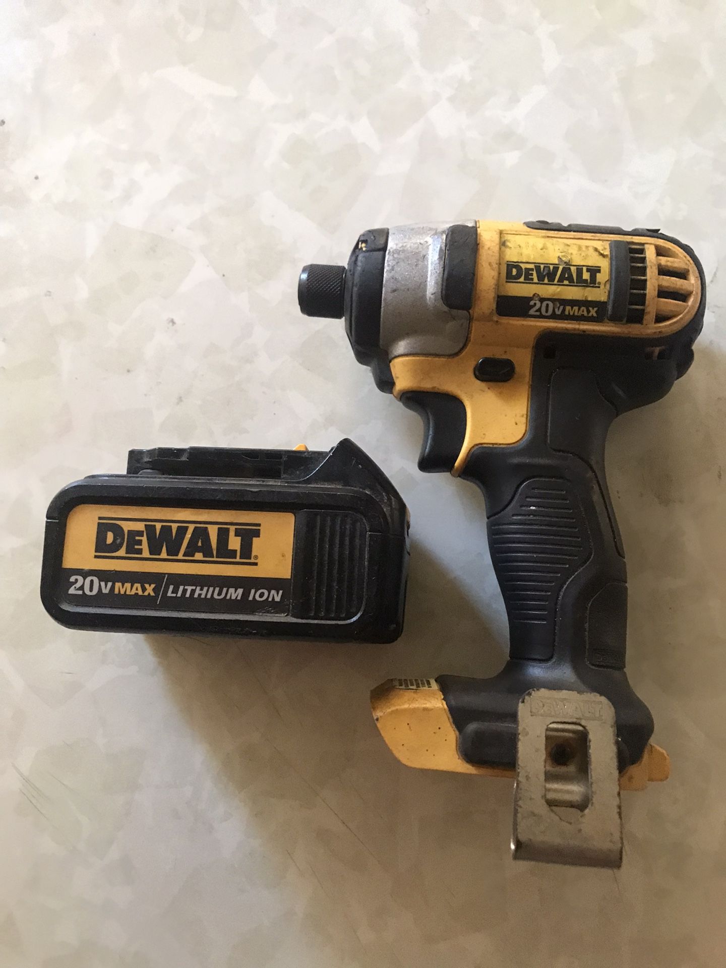 Dewalt Impact Drill & Battery
