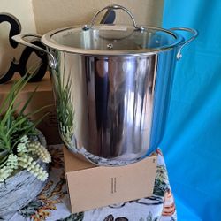 OLLA DE 12 QT CLÁSICA DE ACERO INOXIDABLE PRINCESS HOUSE ⚘️💐⚘️💐