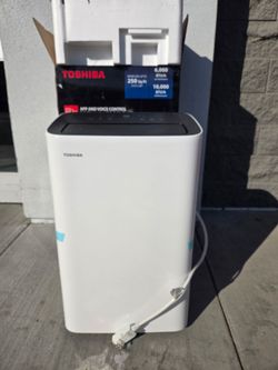 Smart portable air conditioner has an 8,000 BTU (DOE) / 12,000 BTU (ASHRAE)