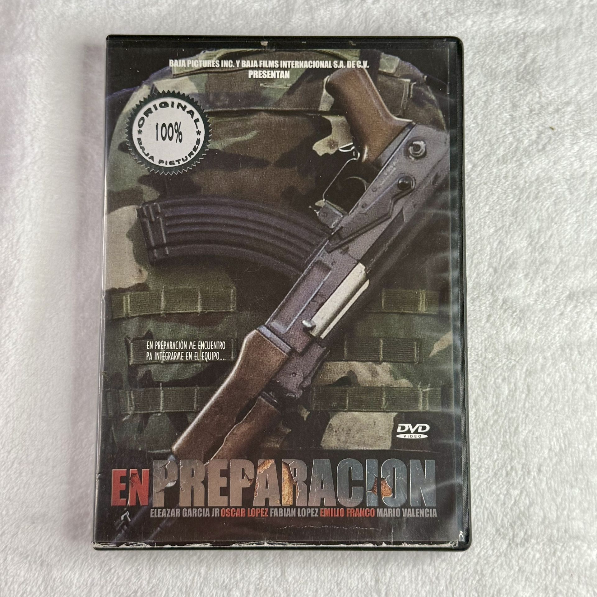En Preparación (2010 Baja Pictures DVD) – Spanish Action Film - Eleazar García