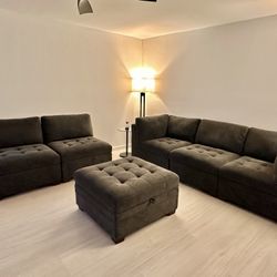 Sofa Modular Sectional 6-piece