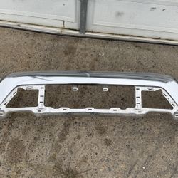 Chrome Front Bumper Face Bar Steel 2021-2023 Ford F150 W/o Sensor Holes OEM