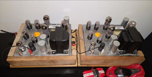 Wulitzers 44 organ amps.rebulit