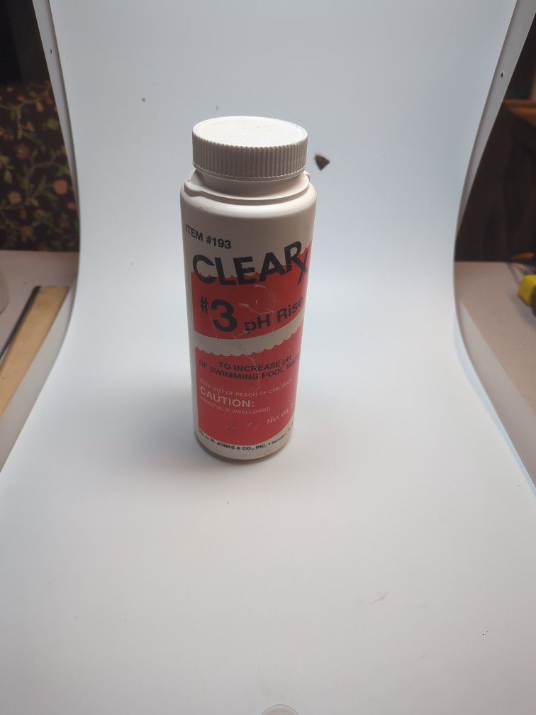 RX Clear pH Rise For Swimming Pools 2.5 Lb Five Containers Available