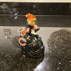 NFL Chicago Bears Elf Painting Helmet Ornament