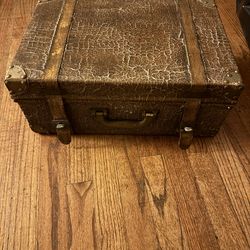 Old vintage suitcase