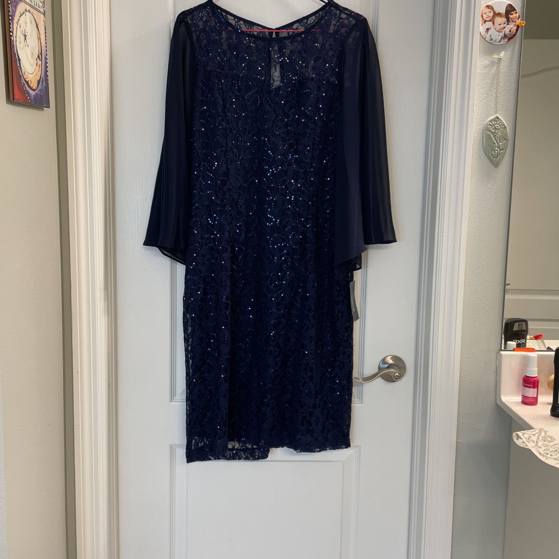 Blue Mother Of The Bride Dress