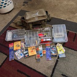 Fishing bag with accessories everything included best offer