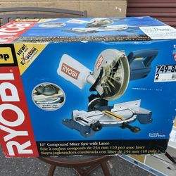 BRAND NEW NEVER OPENED 10” COMPOUND Miter BOX SAW