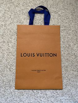 Louis Vuitton Shopping Bag Gift Bag Orange 14"x10"x4.5"