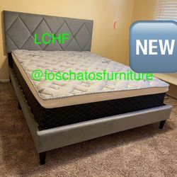 Full Size Bed Frame With Mattress 