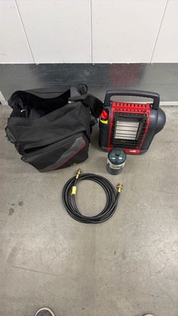 Mr Heater with case and propane