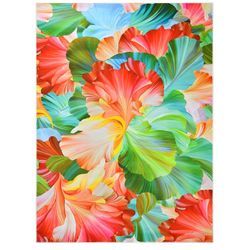 8’x10’ Colorful Floral Rug 