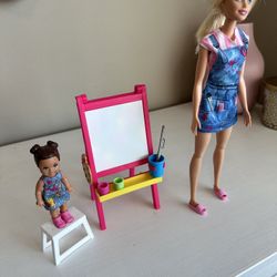 Barbie Art Teacher Playset