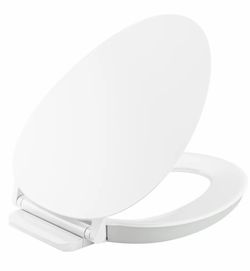 K-57777-GCF-0 Kohler Cymbal Elongated Closed-Front Toilet Seat with CoreFlex Adaptable Surface, Quie