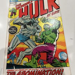Incredible Hulk #159 Herb Trimpe Hulk vs. Abomination Battle Cover - 1973 FN+