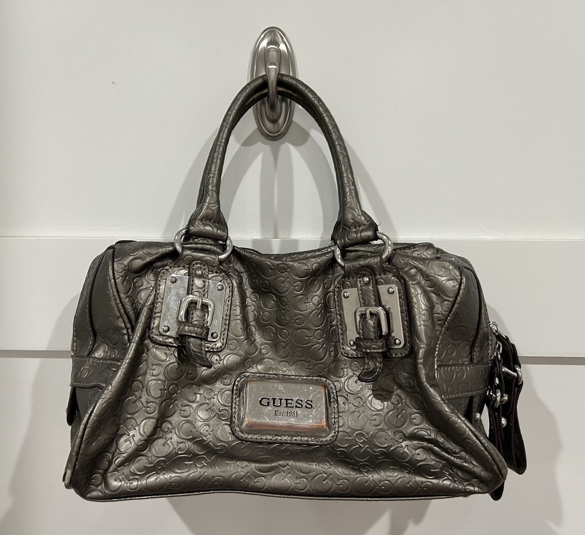Guess Platinum Satchel