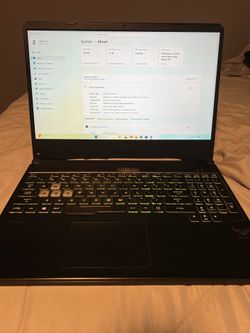 ASUS TUF gaming laptop