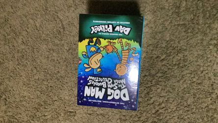 Dog man book collection case