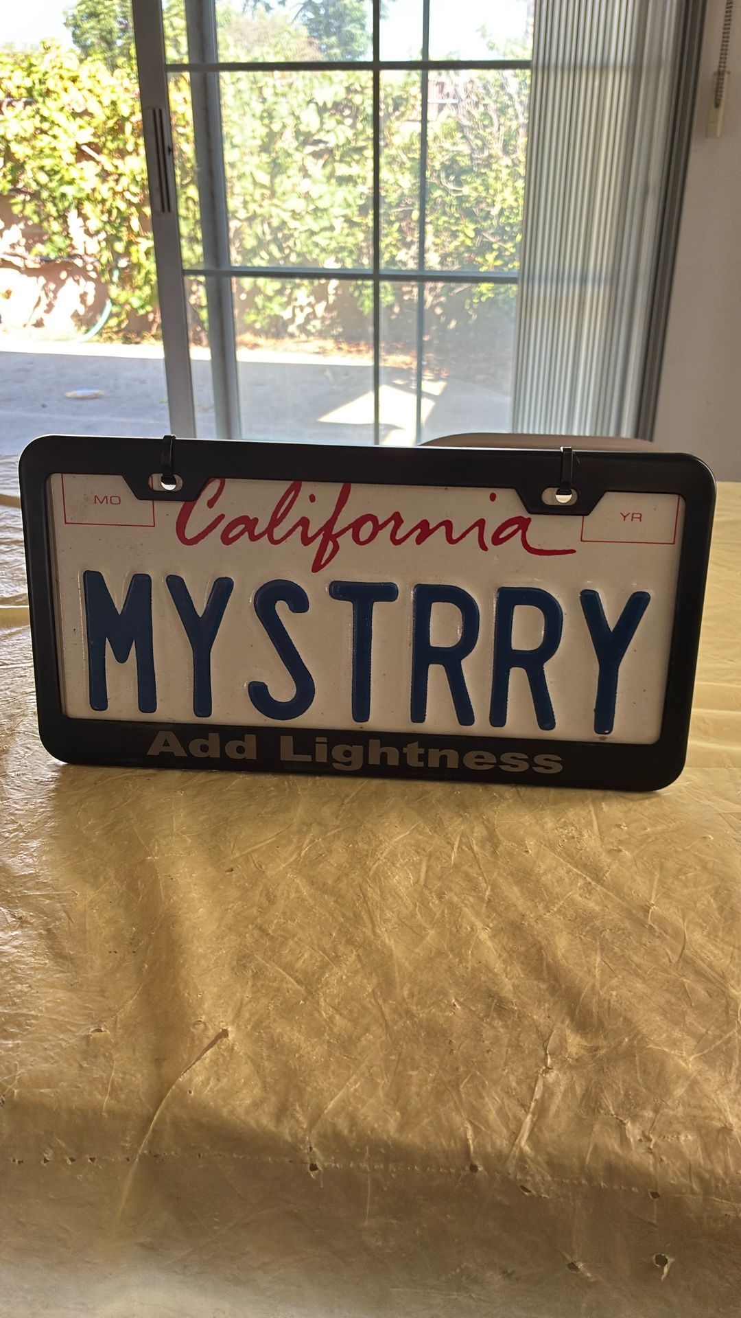 License plate